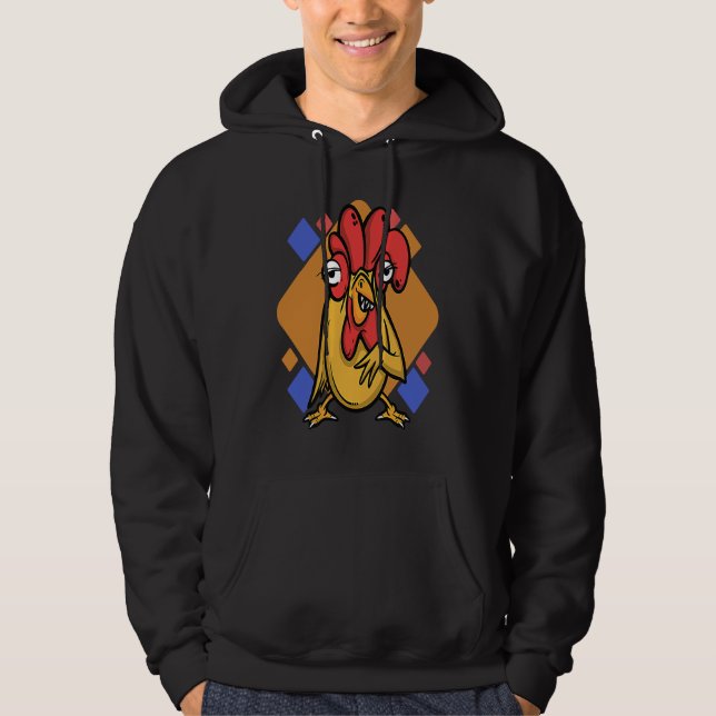 Sudadera chicken hen rooster (Anverso)