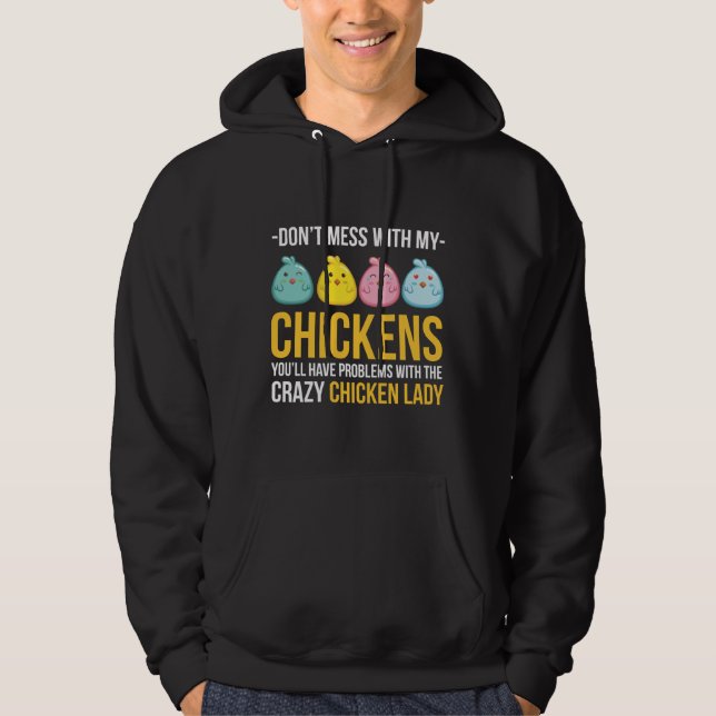 Sudadera Chicken loco L (Anverso)