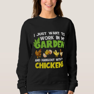 Sudadera Chicken Lover Gardening Cute