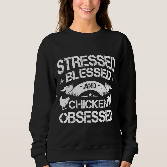 Sudadera Chicken Lover Hen Poultry Farmer   (Anverso)