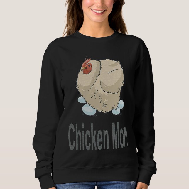 Sudadera Chicken Mom  Chicken Farming (Anverso)