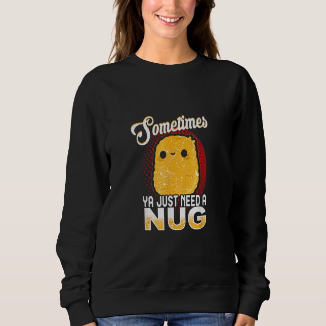 Sudadera Chicken Nugget Fast Food (Anverso)