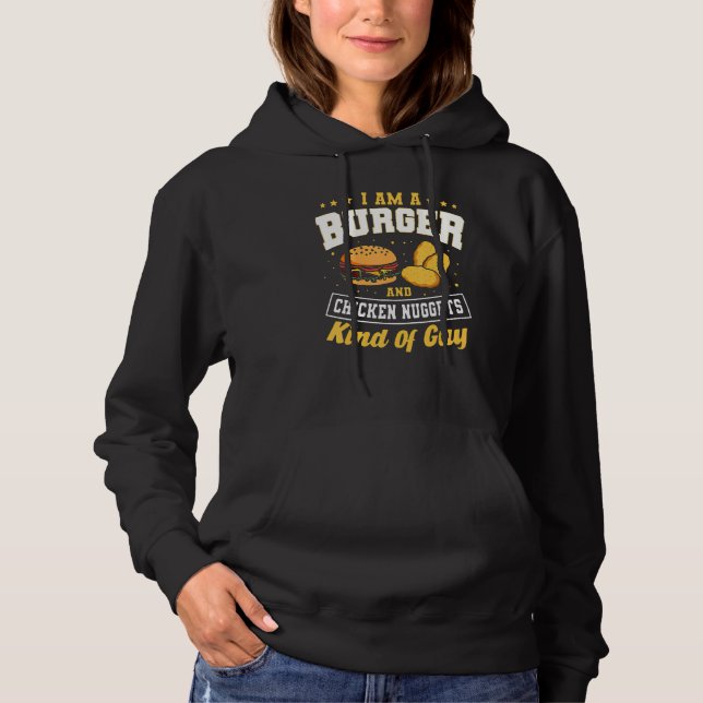 Sudadera Chicken Nugget I Love Fried Chicken Nugget Fast Fo (Anverso)