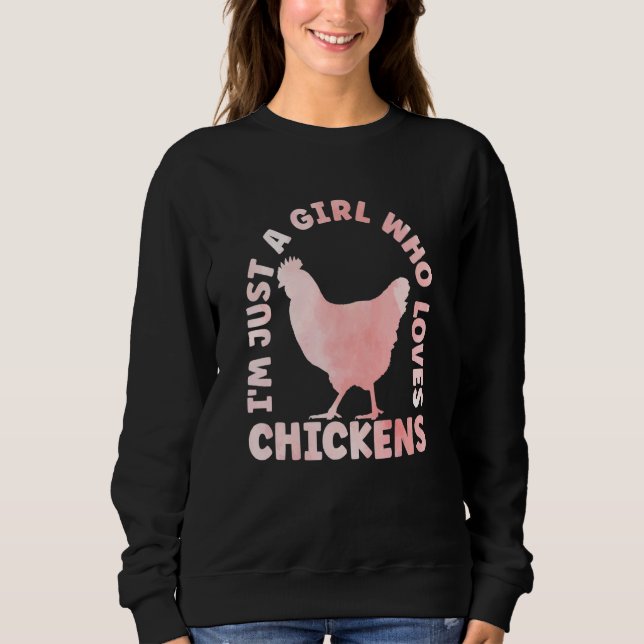 Sudadera Chicken Outfit for Chicken Hen Lovers Apparel Wome (Anverso)