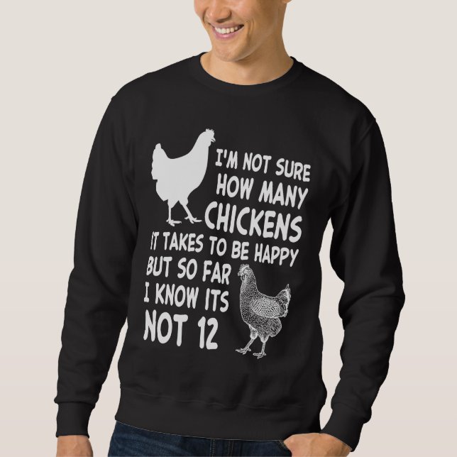 Sudadera Chicken Owner Im Not Sure How Many Chickens Its No (Anverso)