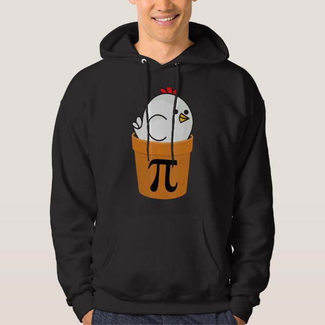Sudadera Chicken Pot Pi Dia de matemáticas divertidas 2 (Anverso)