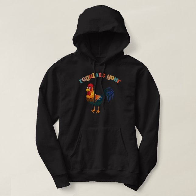 Sudadera Chicken Profesional Chaser Funny Chicken Farm Lar (Diseño del anverso)