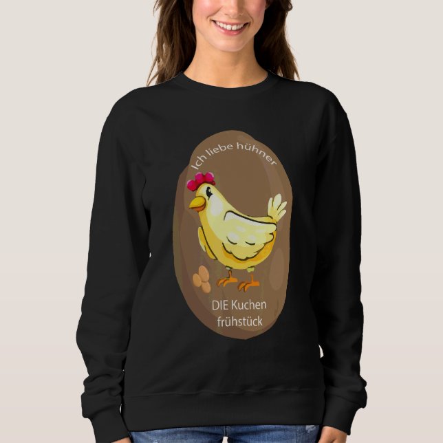 Sudadera Chicken Spruch Bäuerin Bauern Huhn Henne Hahn Hühn (Anverso)