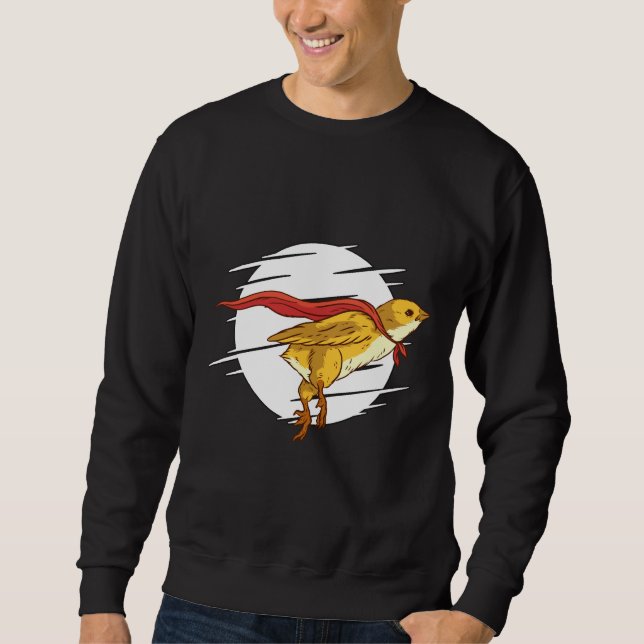 Sudadera Chicken Superhero Farmer   (Anverso)
