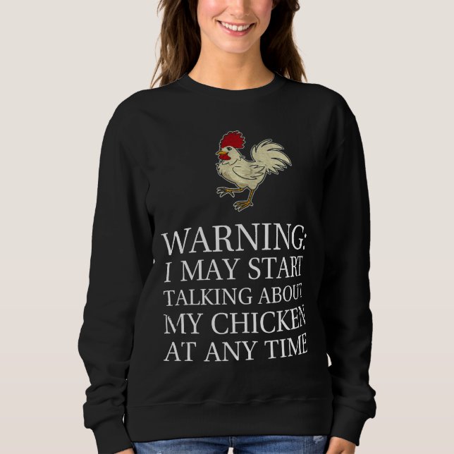 Sudadera Chicken Warning   (Anverso)