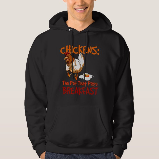 Sudadera Chicken Whisperer Breakfast Farmer For Men   (Anverso)