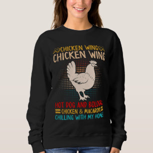 Sudadera Chicken wing chicken wing hot dog and bologna chic