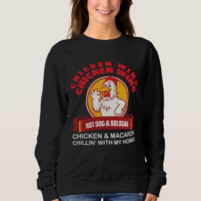 Sudadera Chicken Wing Chicken Wing Hotdog and Bologna Insta (Anverso)