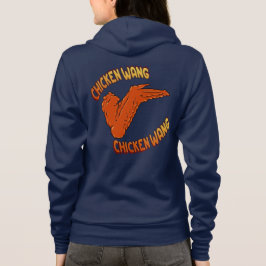 Sudadera Chicken Wing Women's Bella+Canvas Full-Zip Hoodie