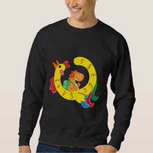 Sudadera chickens are dinosaurs  