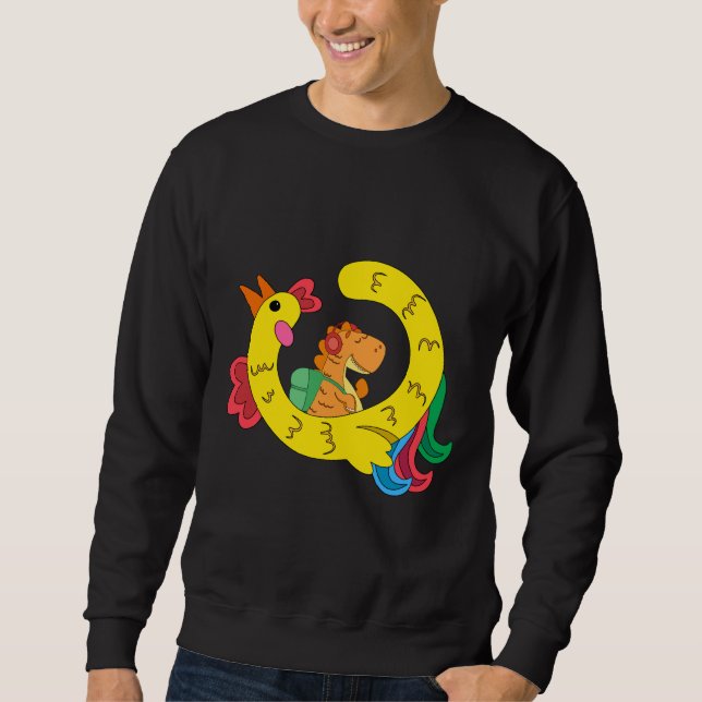 Sudadera chickens are dinosaurs   (Anverso)
