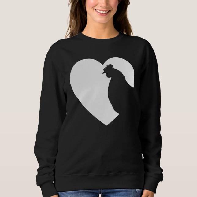 Sudadera Chickens Lover Hombres Mujeres Chicas Mamá Dama Gr (Anverso)