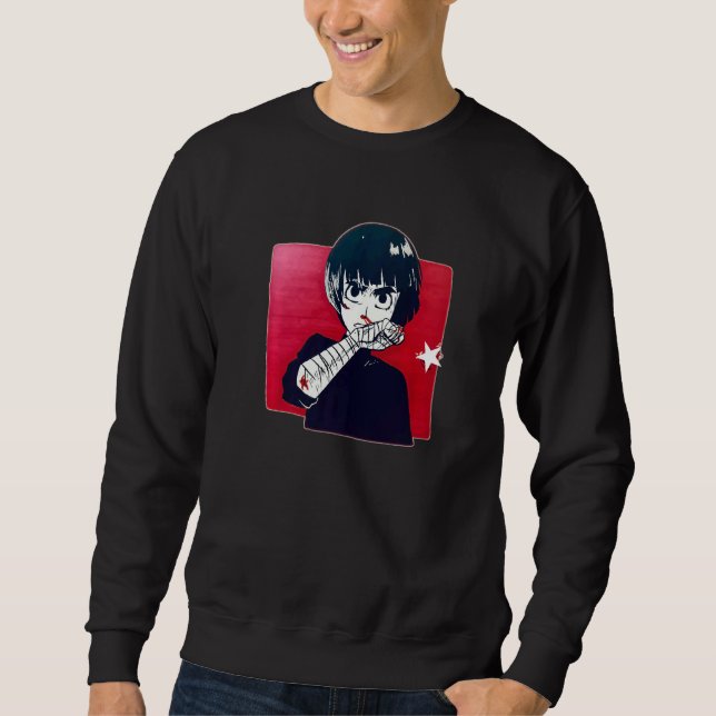 Sudadera Chico de boxeo en combate Ninja Samurai (Anverso)