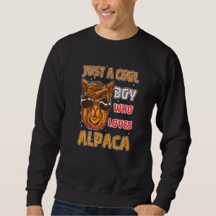 Sudadera Chico de Guay cute Alpaca Mammal Llama Lama Pacos 