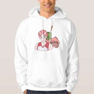 Sudadera Chico Demonio Anime con Té de Burbujas de Matcha y