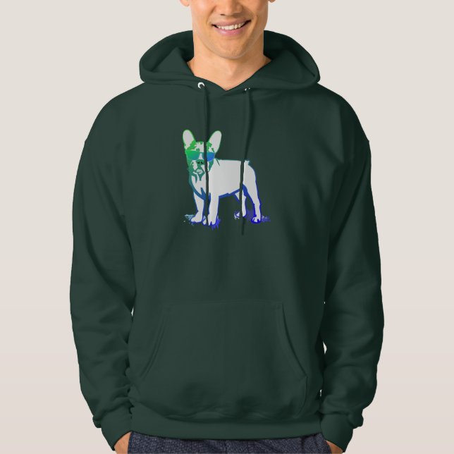 Sudadera Chico French Bulldog más genial (Anverso)