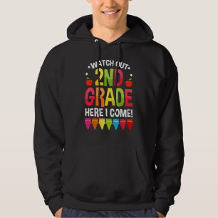 Sudadera Chicos Cuidado Vengo 2do Grado Aquí Chicos 2do Gra