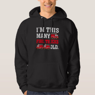 Sudadera Chicos, Soy Este Tantos Camiones De Incendio De Cu
