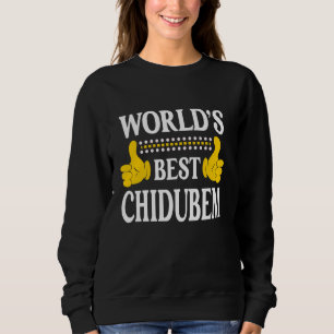 Sudadera Chidubem Nombre personal Nombre Mejor Chi del Mund