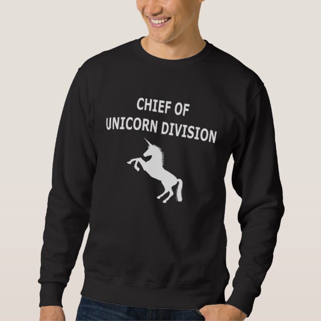 Sudadera Chief of Unicorn Division (Anverso)