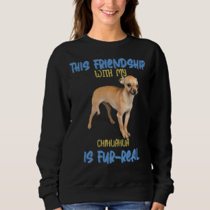 Sudadera Chihuahua Chiwawa Esta Amistad Con Mi Chihuahu