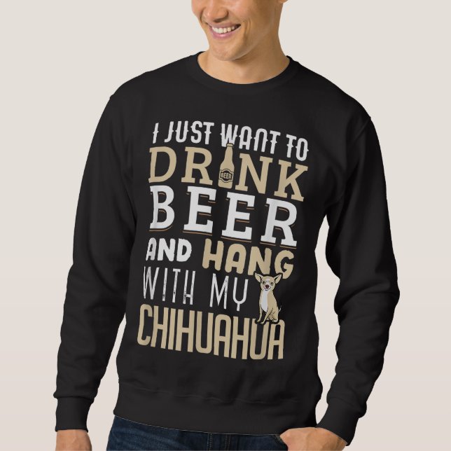 Sudadera Chihuahua Dad es un regalo para los amantes de los (Anverso)