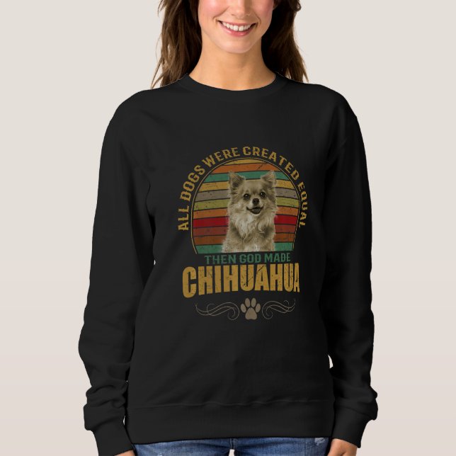 Sudadera Chihuahua Dog Breeds Pet Dogs Men Women Premium (Anverso)
