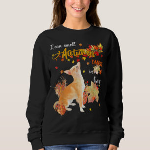 Sudadera Chihuahua Dog I Can Smell Autumn Dancing In The Br