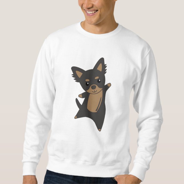 Sudadera Chihuahua: Los amigos de los animales de perro Fun (Anverso)