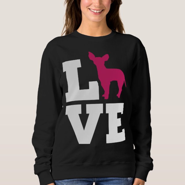 Sudadera Chihuahua Love (Anverso)