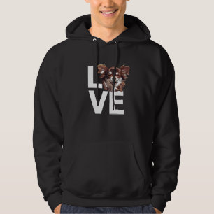 Sudadera Chihuahua Love Long Hair Chiwawa Long Haike Happy