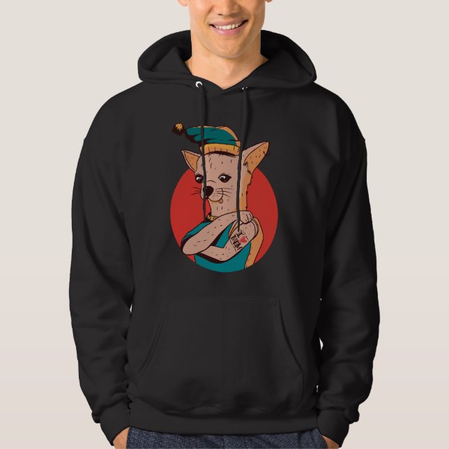 Sudadera Chihuahua Mom Tattoo (Anverso)