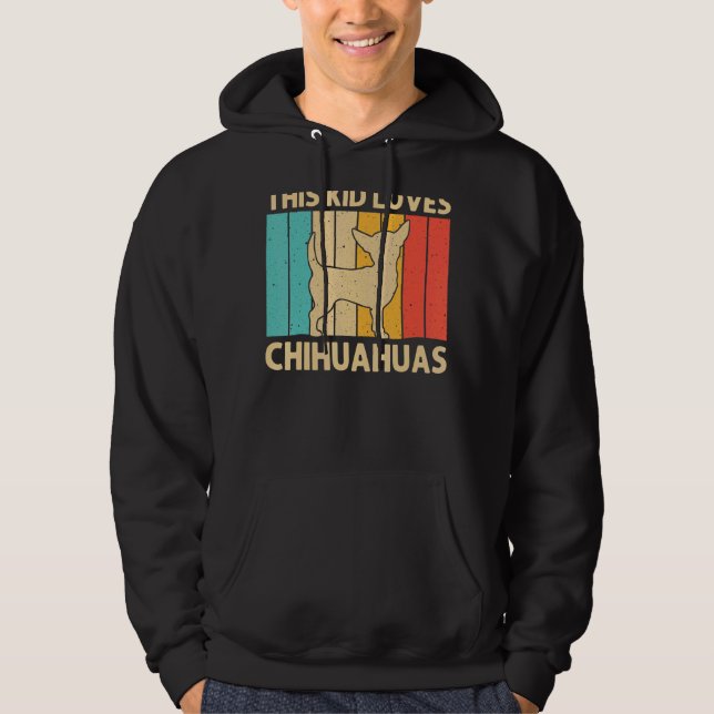 Sudadera Chihuahua Para Niños Mascota Dueño Dog Chiwawa (Anverso)