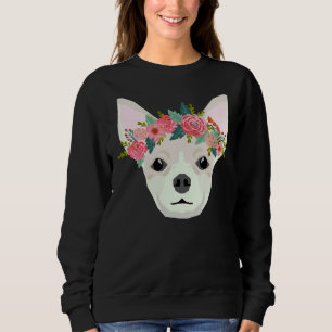 Sudadera Chihuahua Perro de raza floral Chihuahuas Pure B
