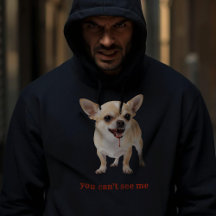 Chihuahua personalizado No puedes verme WWE