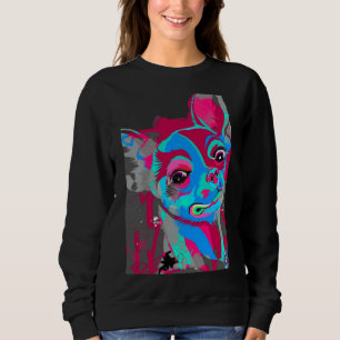 Sudadera Chihuahua psicodélica