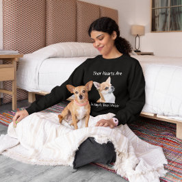 Sudadera Chihuahua Sus Corazones Son Tan Grandes Como Sus C