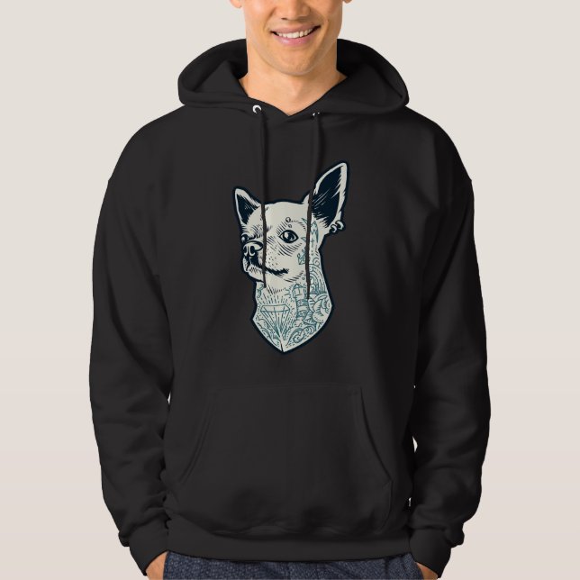 Sudadera Chihuahua Tattoo (Anverso)