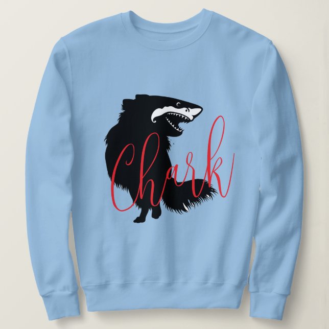 Sudadera Chihuahua + Tiburón = Cargo (Anverso del diseño)