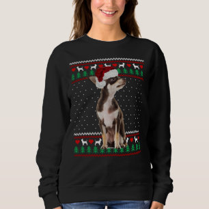 Sudadera Chihuahua Ugly Christmaser Santa Dog
