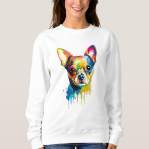 Sudadera Chihuahua Vibrante y Colorido