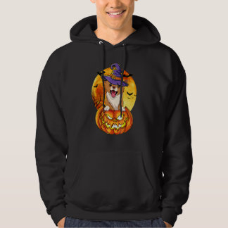 Sudadera Chihuahua Witch Pumpkin Halloween Dog