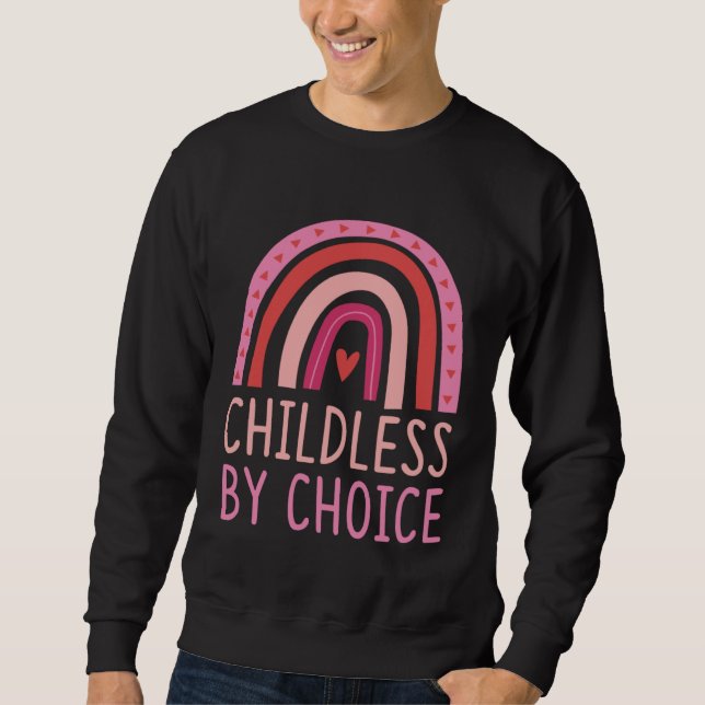 Sudadera Childless By Choice Trendy Bohemian Rainbow Boho S (Anverso)