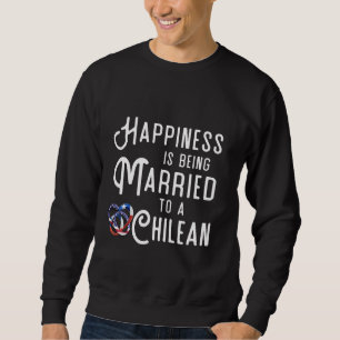 Sudadera Chile: Aniversario de la bandera de Boda compromis