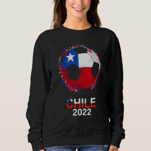 Sudadera Chile Bandera de Chile 2022 hincha equipo de fútbo